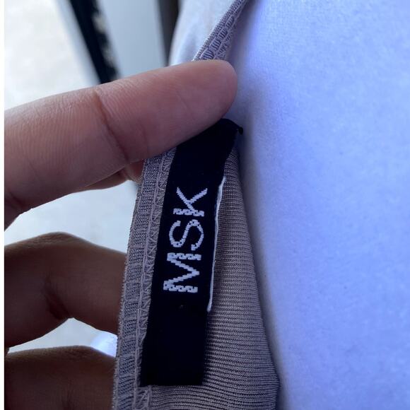 Vintage Silver MSK Beaded Embroidered Square Neck Gatsby Retro Art Deco Top - Picture 6 of 6